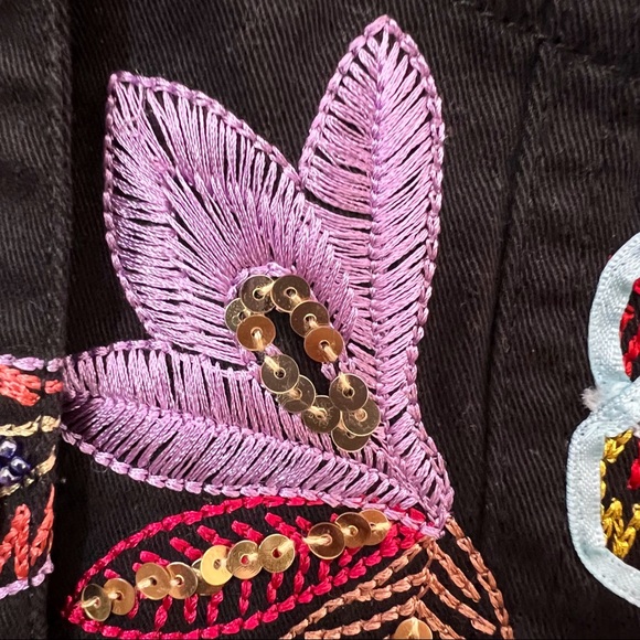 Berek 2 Embroidered Cotton Jacket Sz PS - Picture 8 of 9